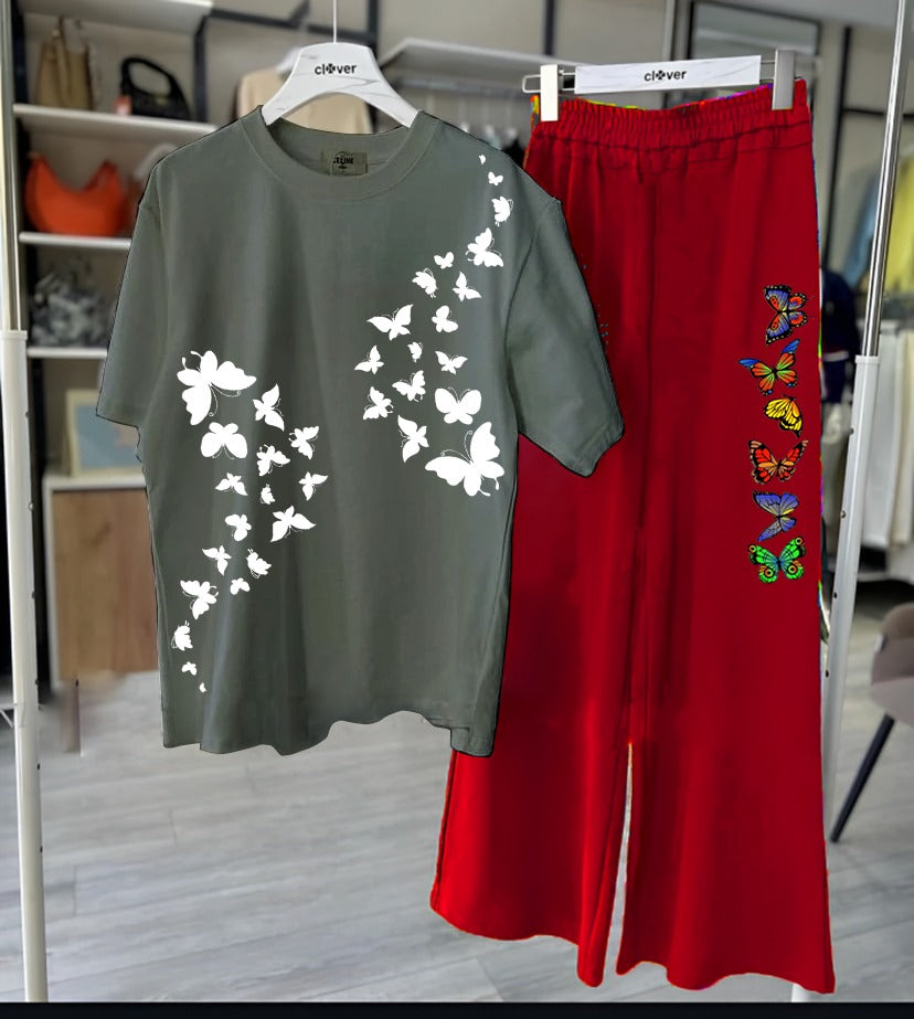 Butterfly Printed Loungewear