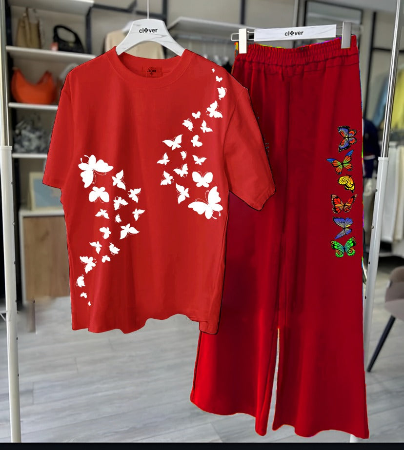 Butterfly Printed Loungewear