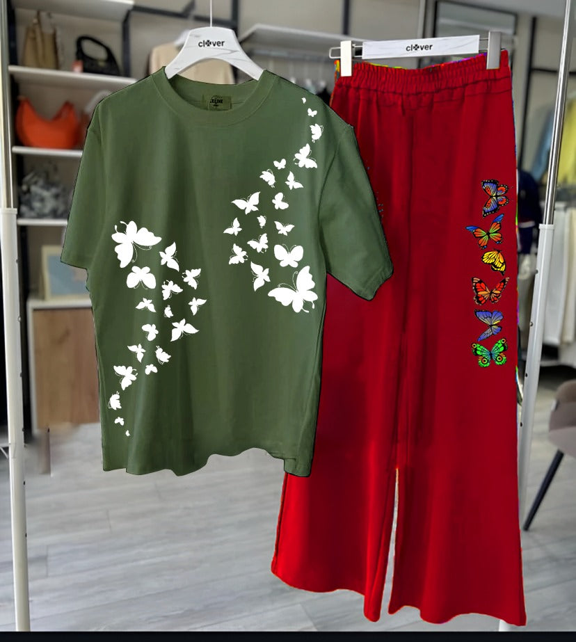 Butterfly Printed Loungewear