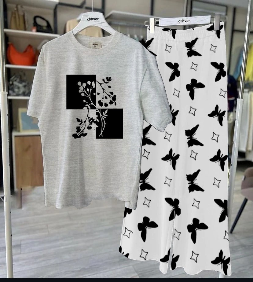 Dancing Tree Printed Loungewear