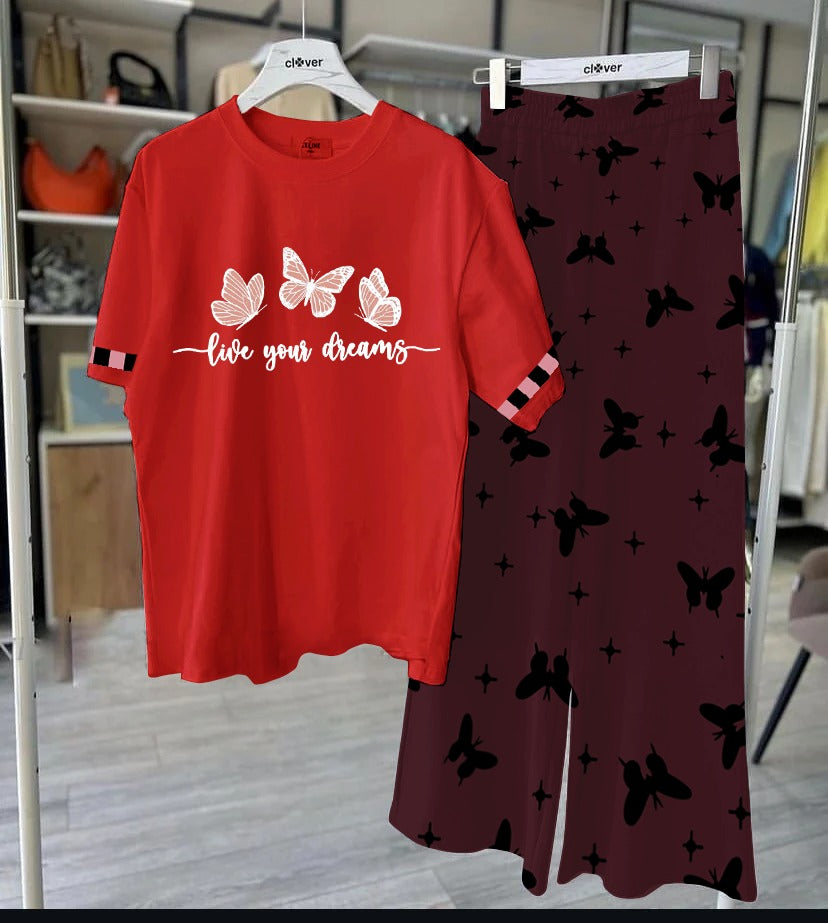 Butterfly Printed Loungewear