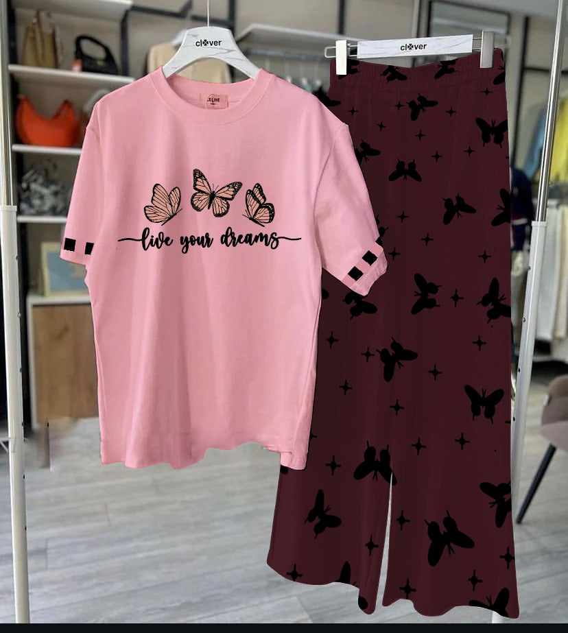 Butterfly Printed Loungewear
