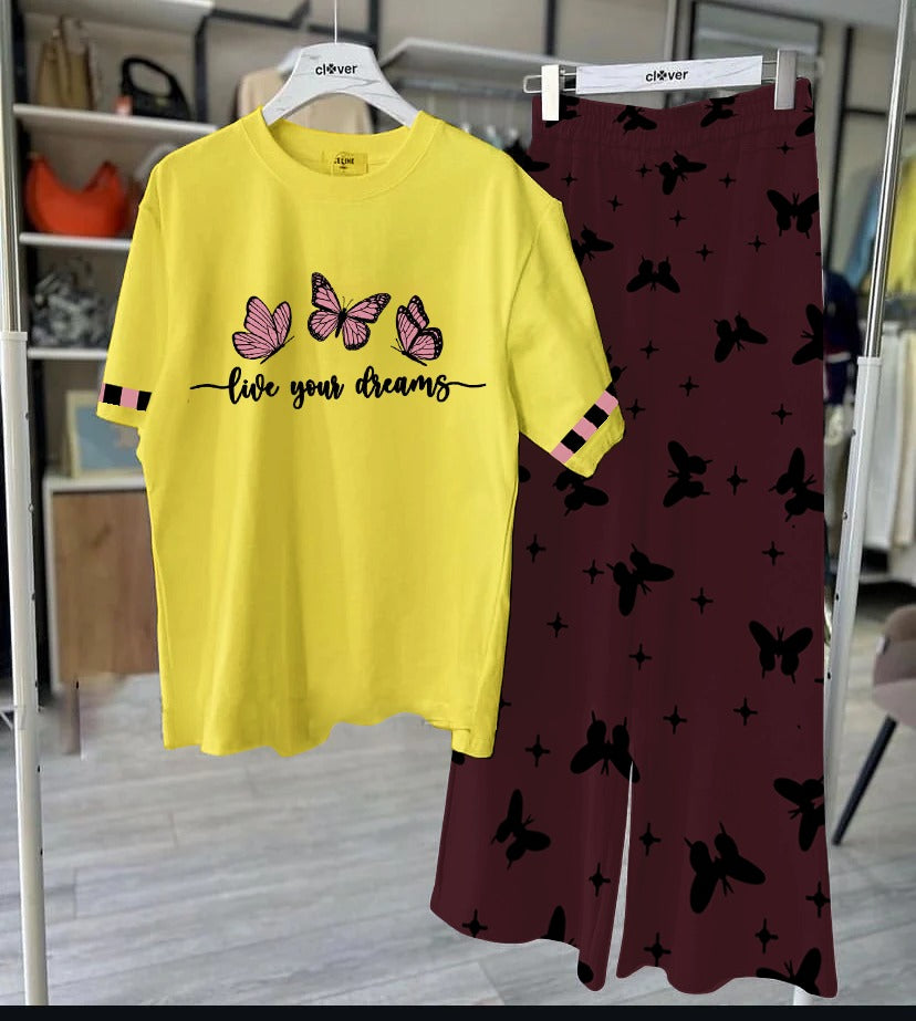 Butterfly Printed Loungewear