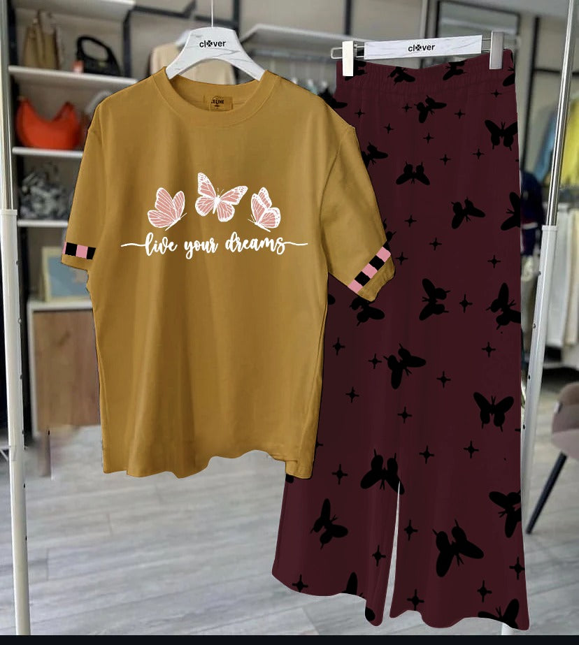 Butterfly Printed Loungewear