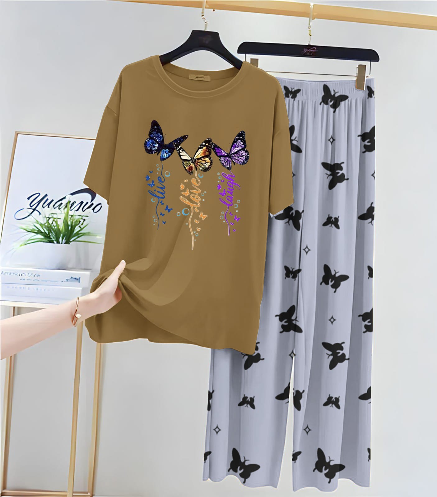 Dancing Butterfly DTF Print Loungewear