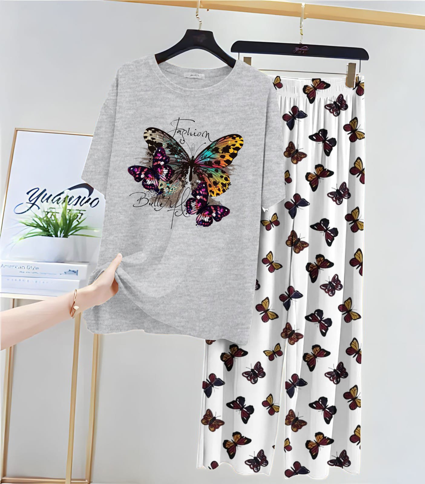 Butterfly Printed Loungewear