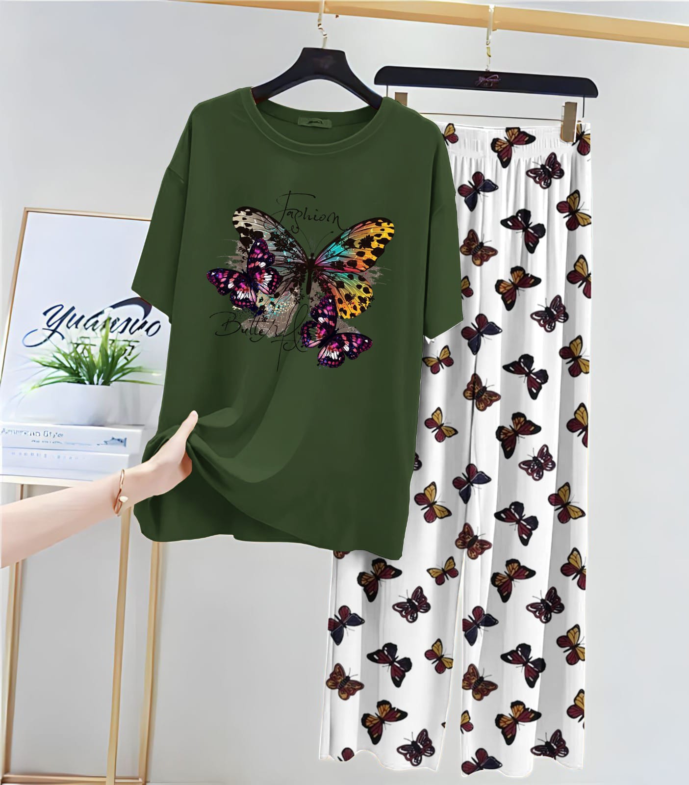 Butterfly Printed Loungewear