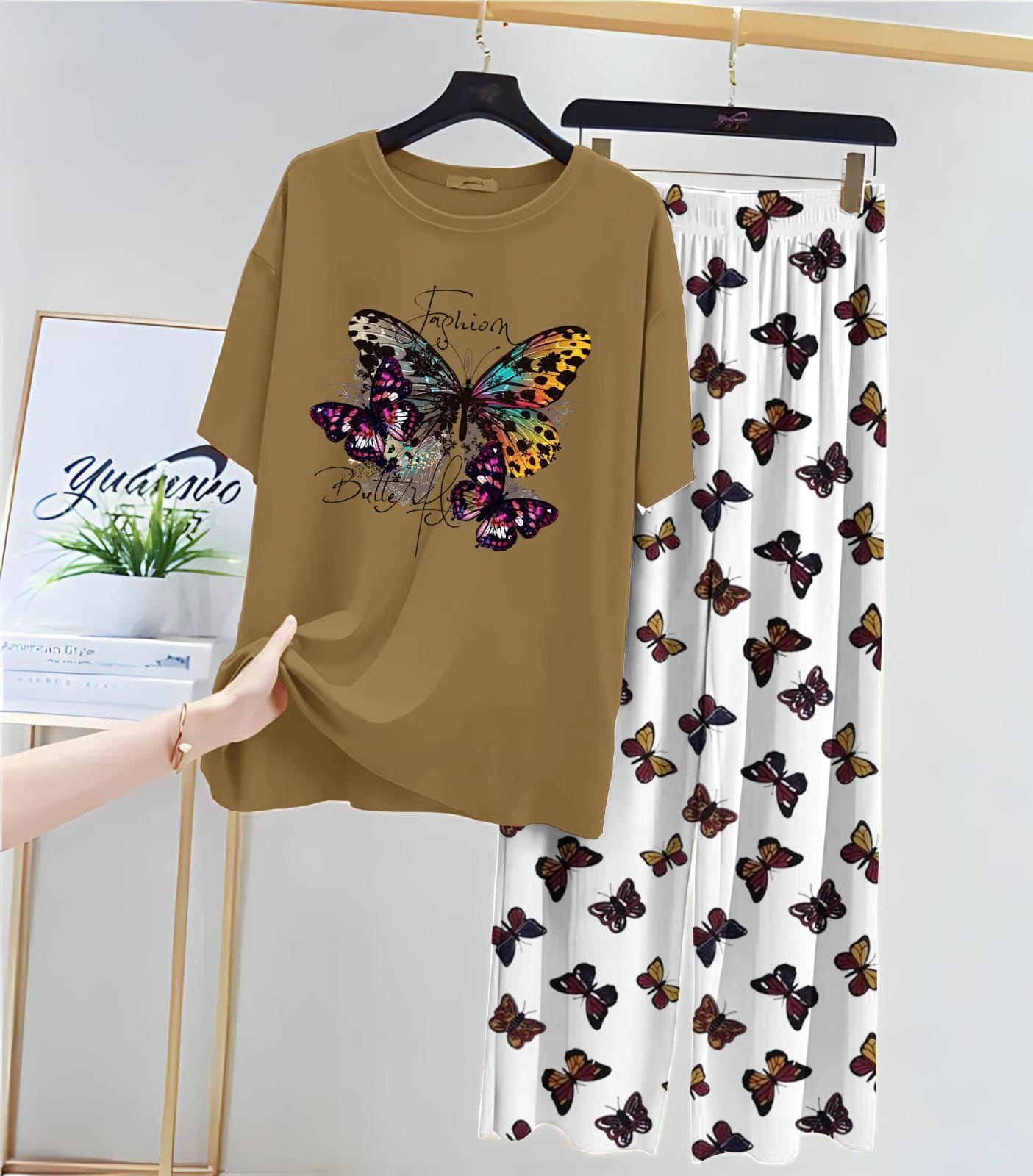 Butterfly Printed Loungewear
