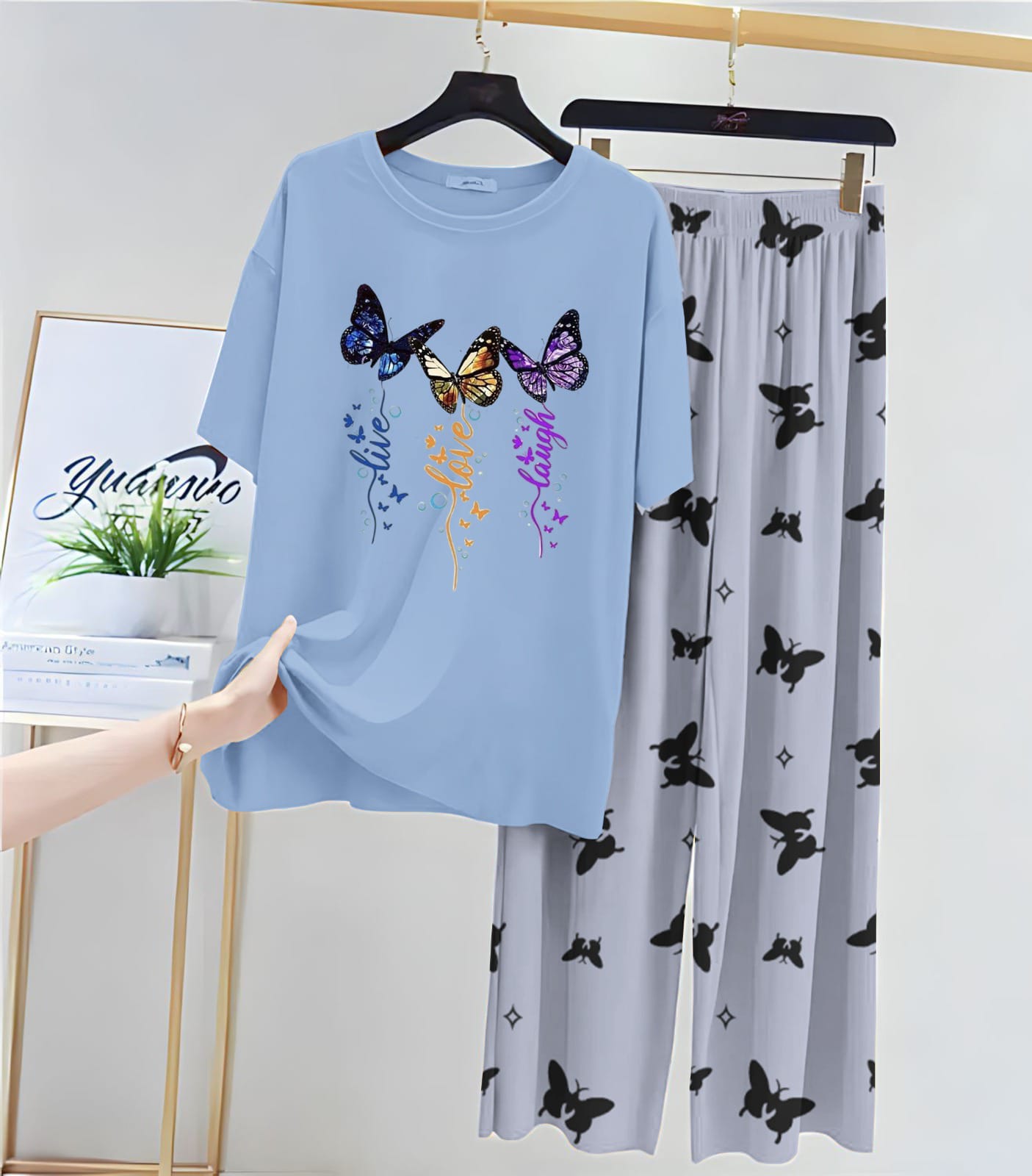 Dancing Butterfly DTF Print Loungewear