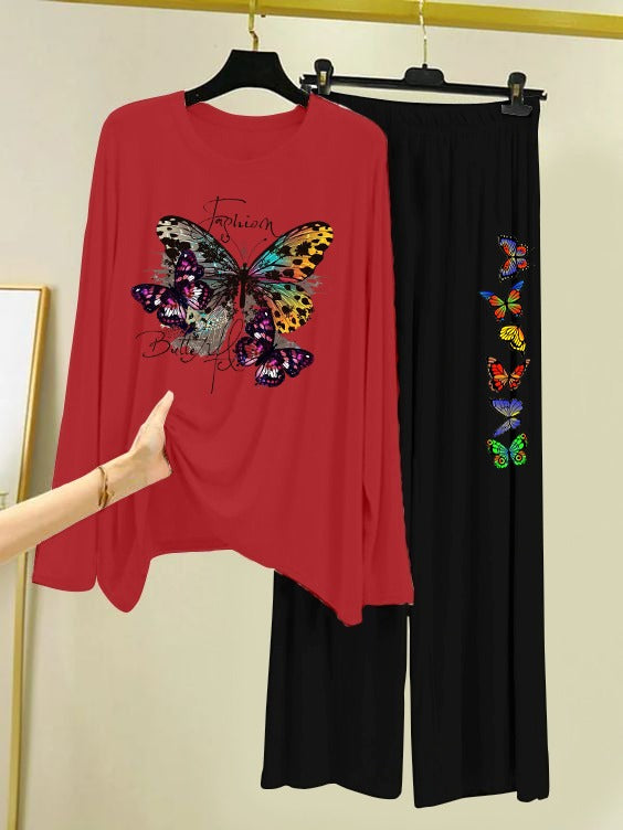 Butterfly Printed Loungewear