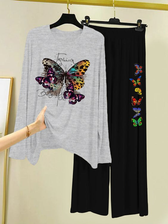 Butterfly Printed Loungewear