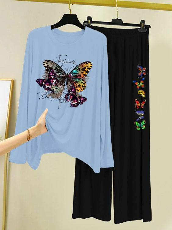 Butterfly Printed Loungewear