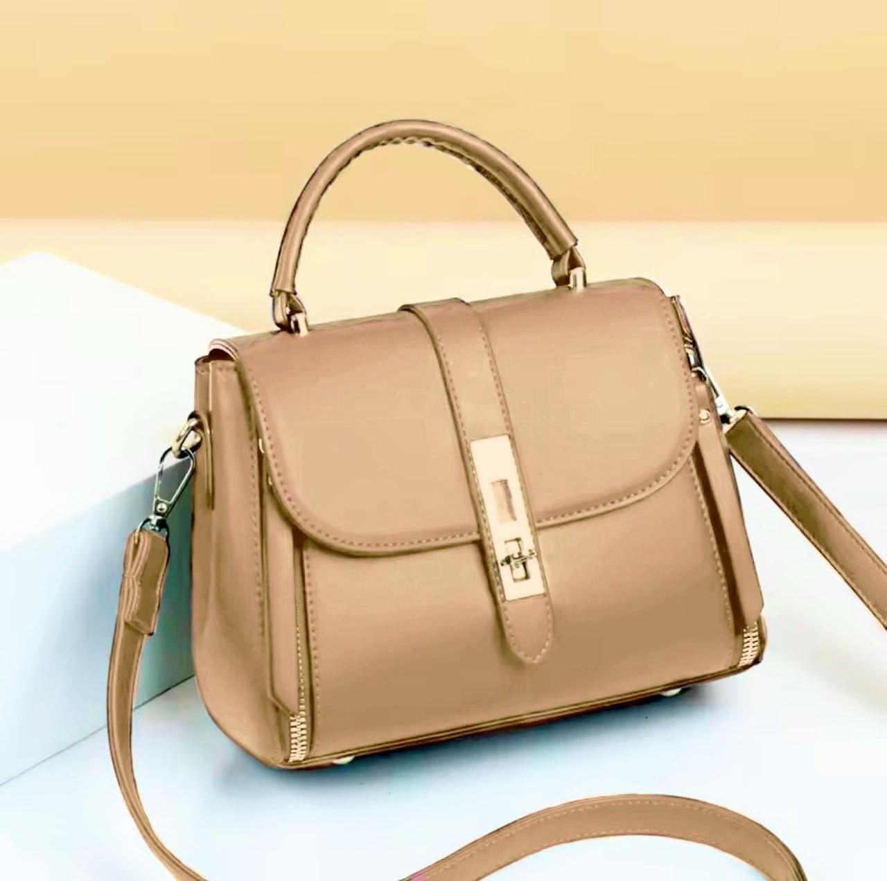 Signature Structured Handbag
