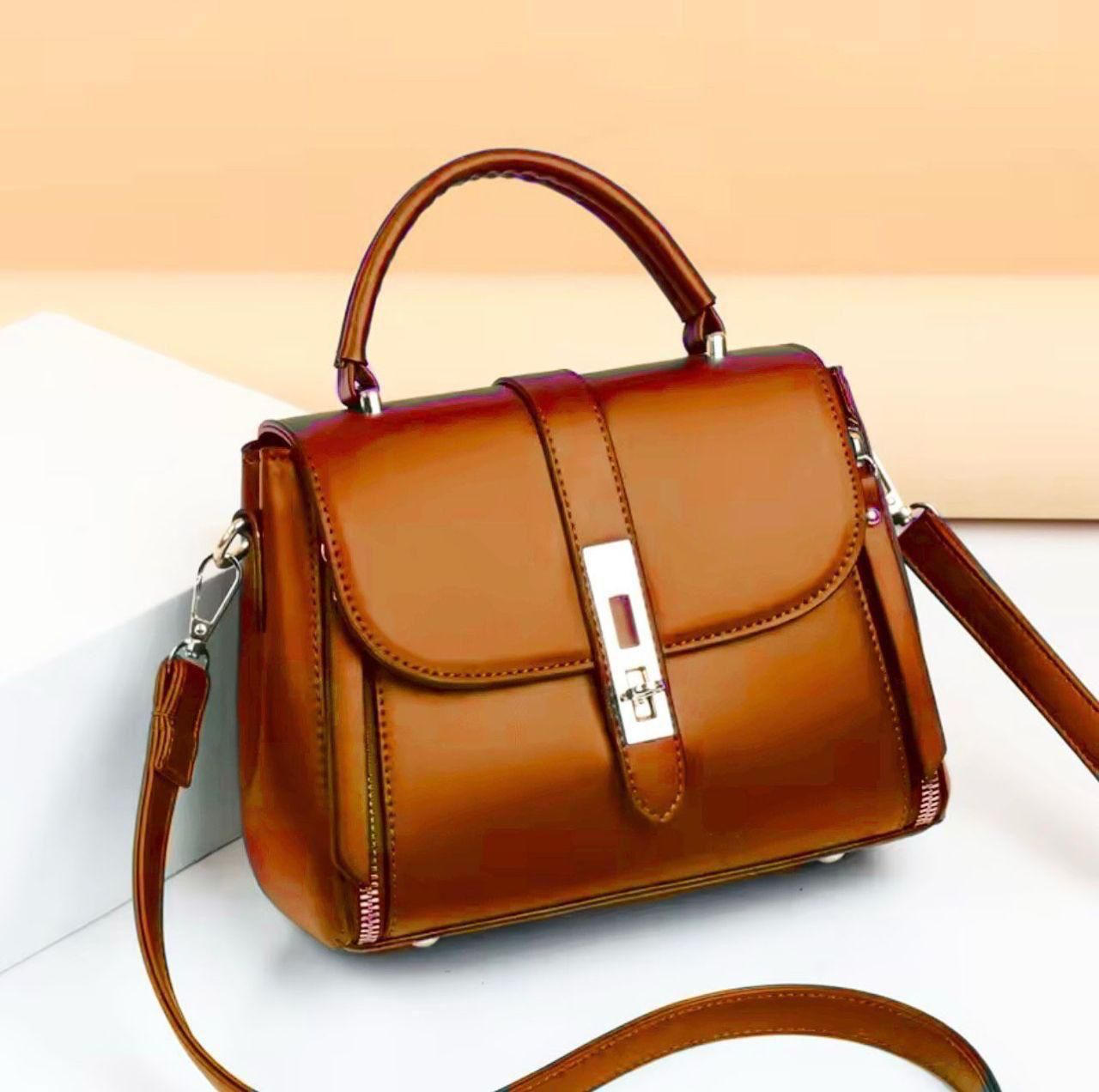 Signature Structured Handbag