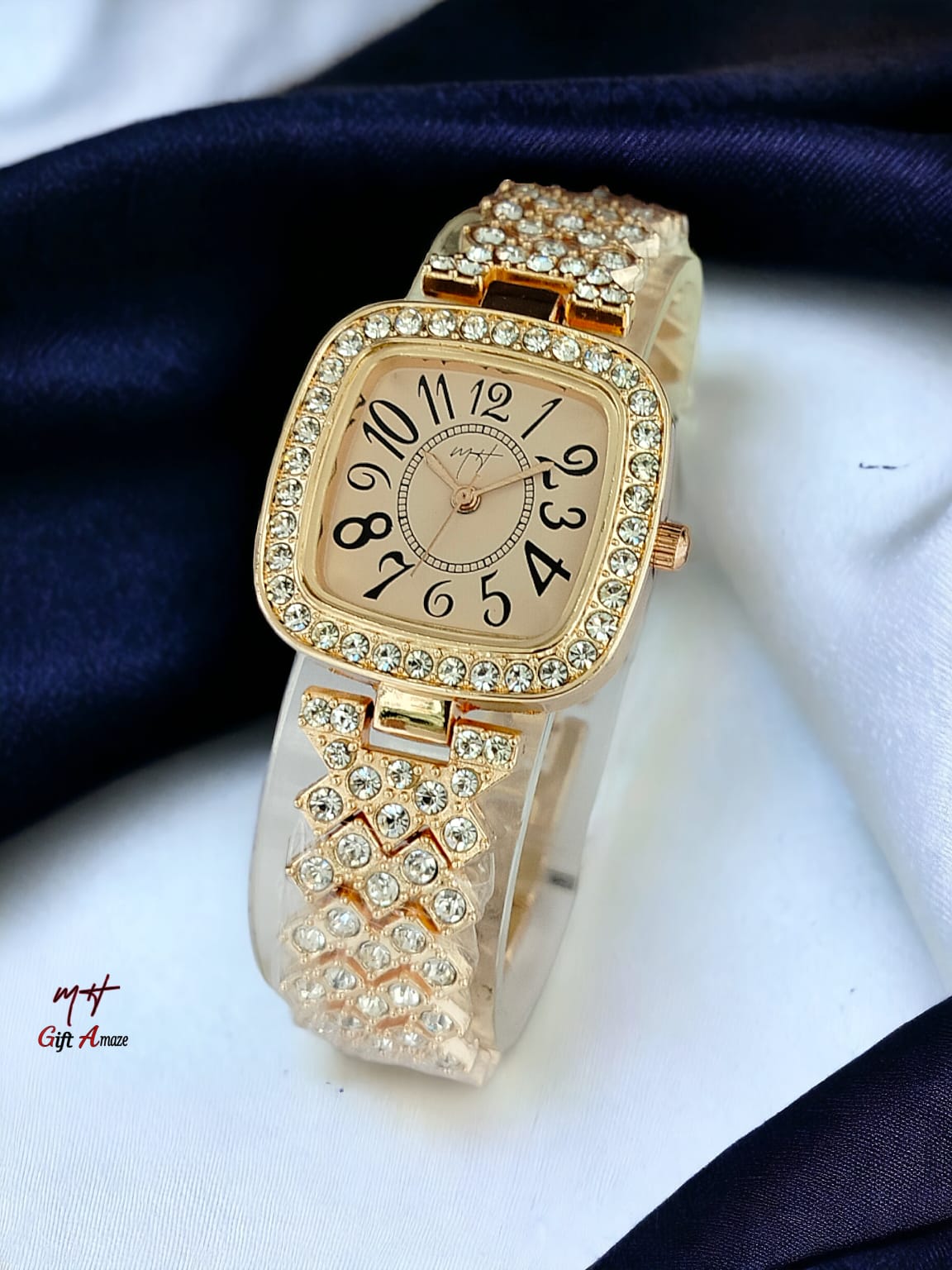 ✨ Stone Jewellery Watch