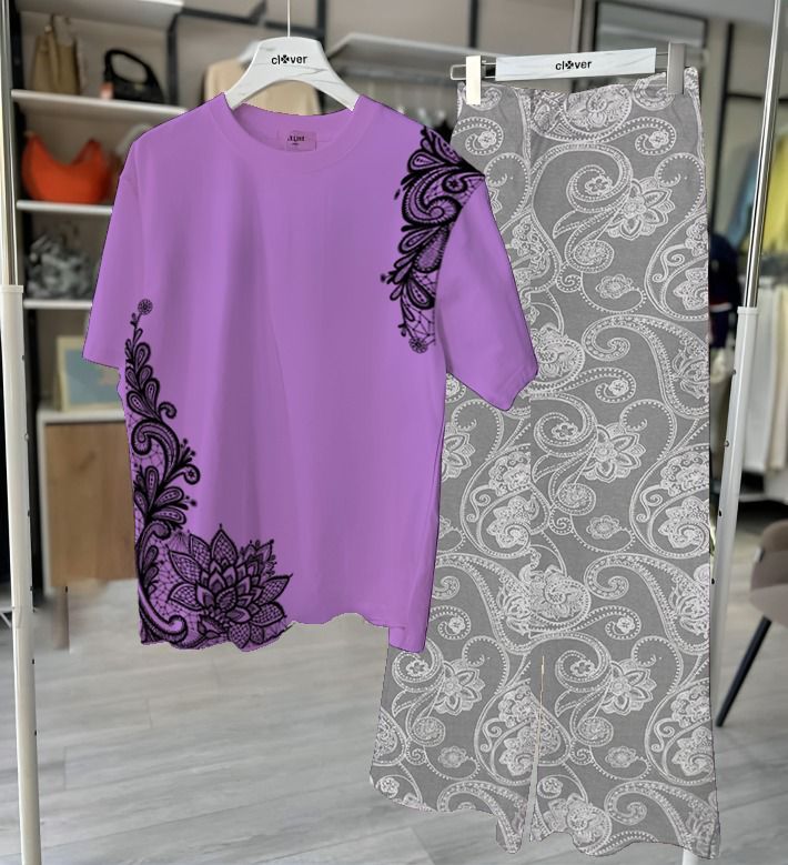 Floral Printed Lounge Wear