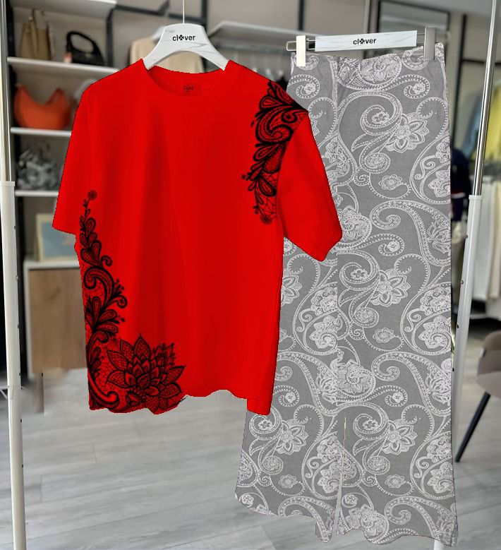 Floral Printed Lounge Wear