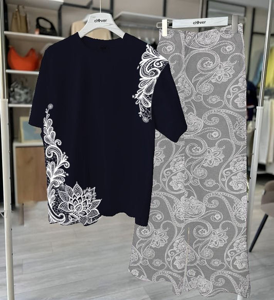 Floral Printed Lounge Wear