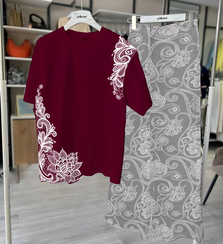 Floral Printed Lounge Wear