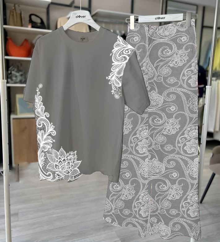 Floral Printed Lounge Wear