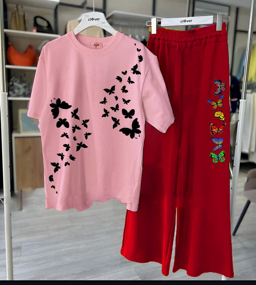 Butterfly Printed Loungewear