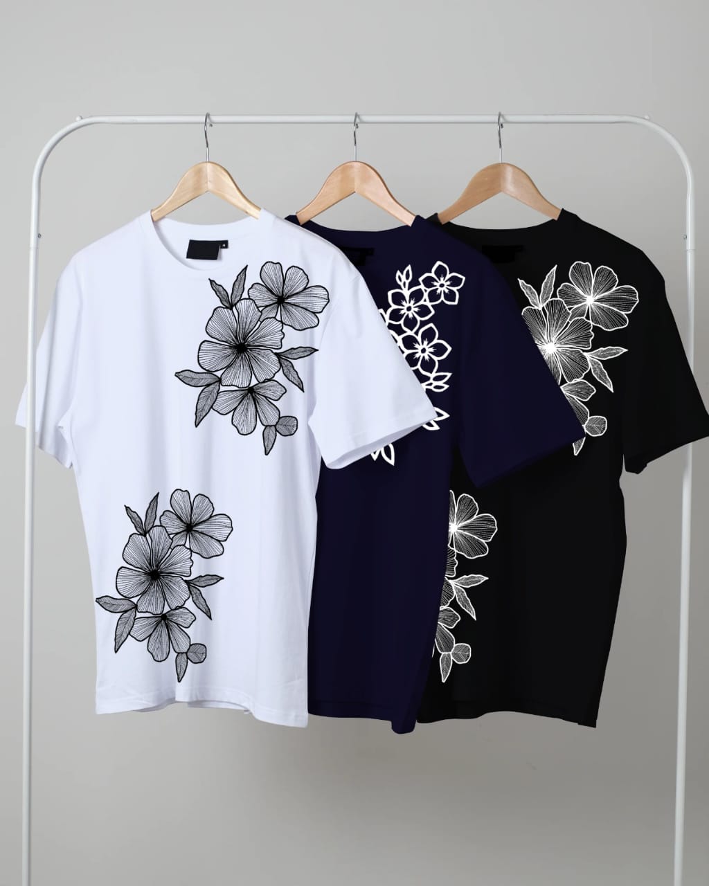 Floral Printed( Pack of 3 T-Shirt)