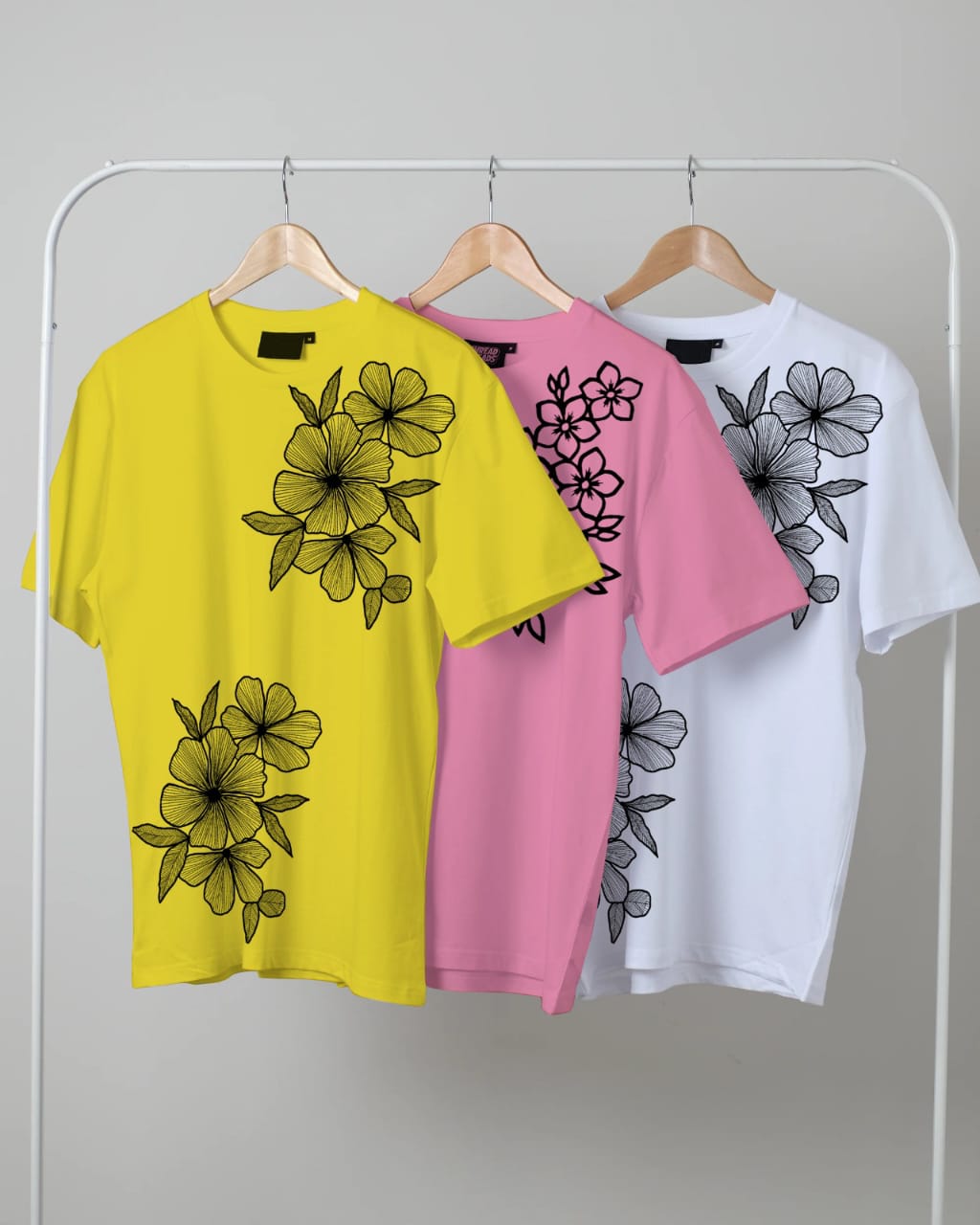 Floral Printed( Pack of 3 T-Shirt)