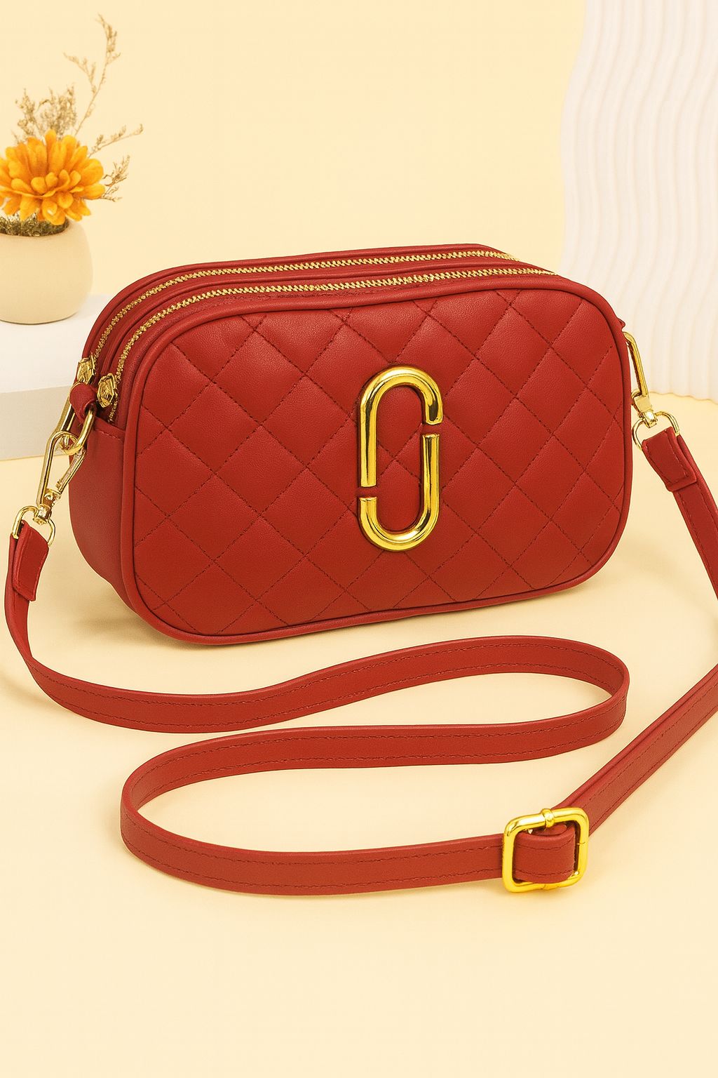 Quilted Crossbody Bag