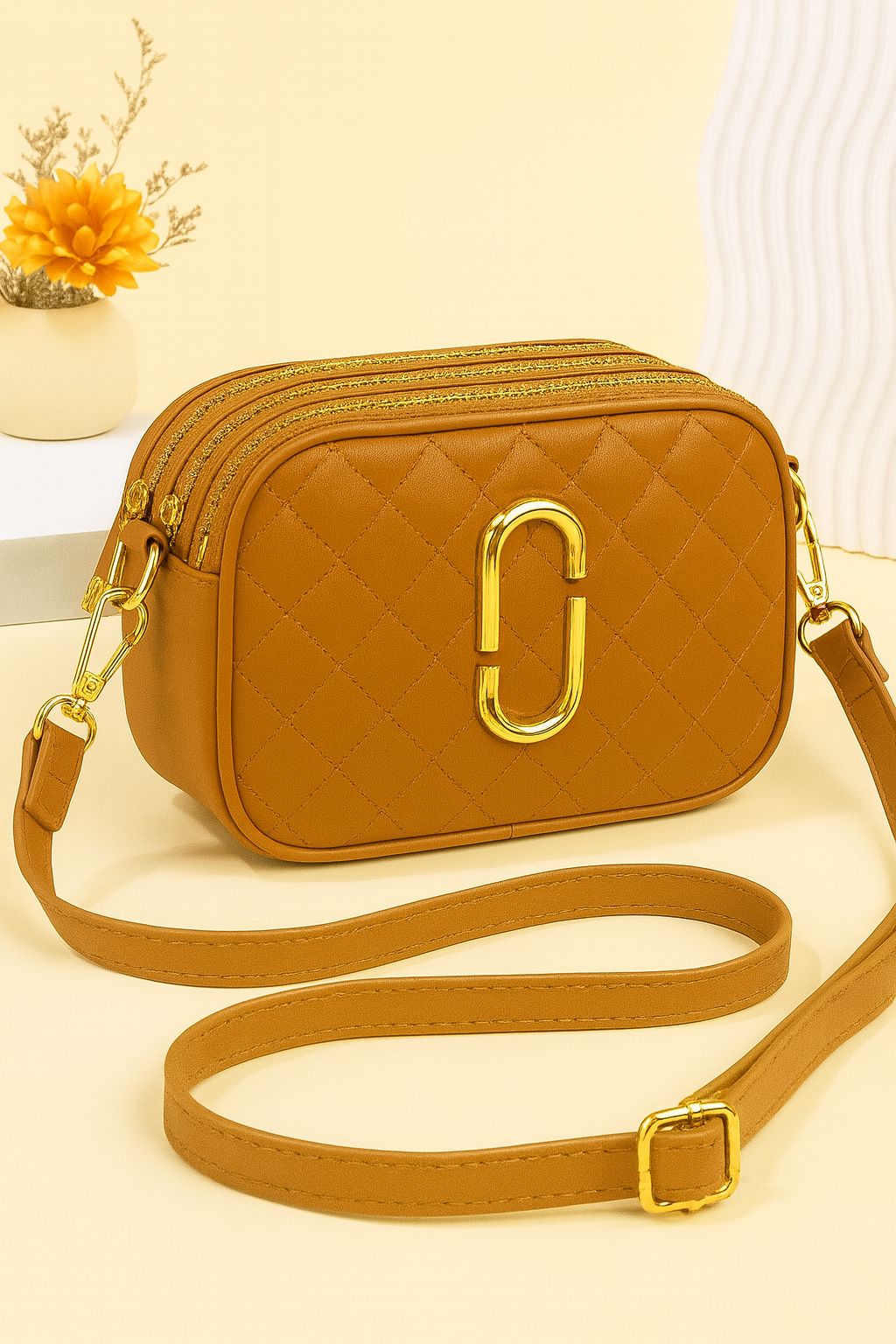 Quilted Crossbody Bag