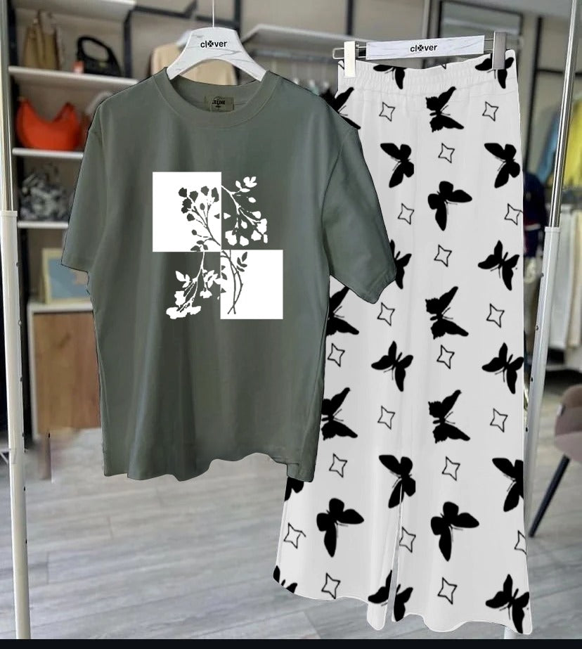 Dancing Tree Printed Loungewear