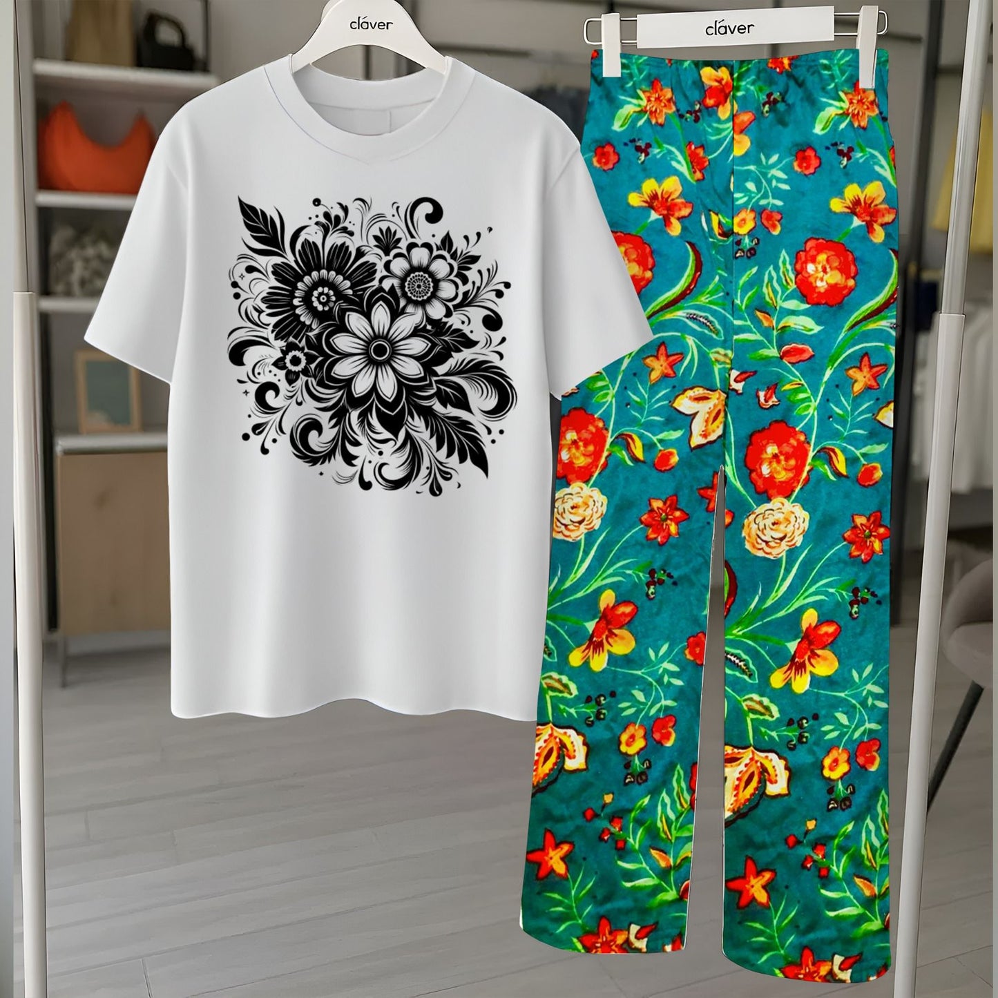 Floral Printed Loungewear