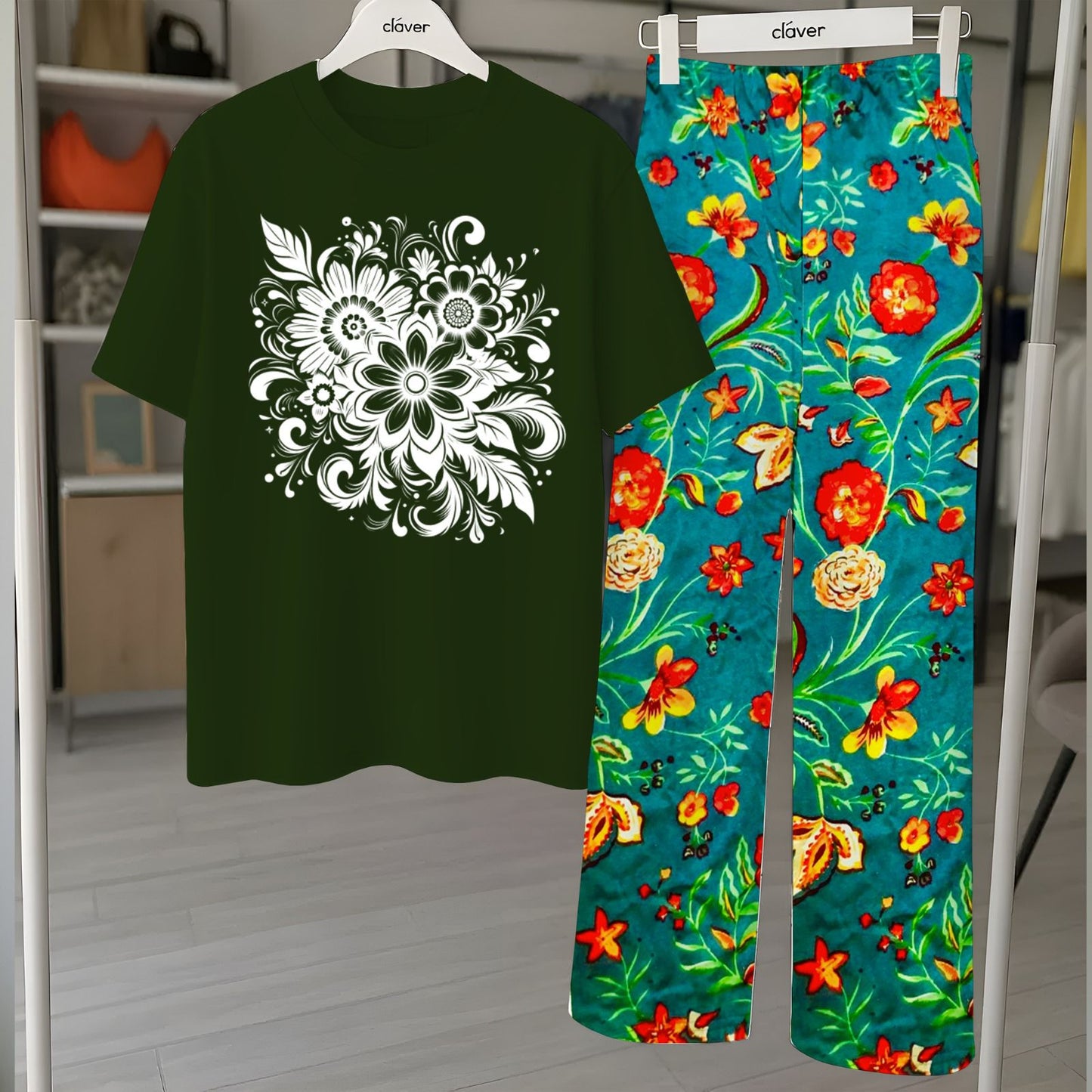Floral Printed Loungewear