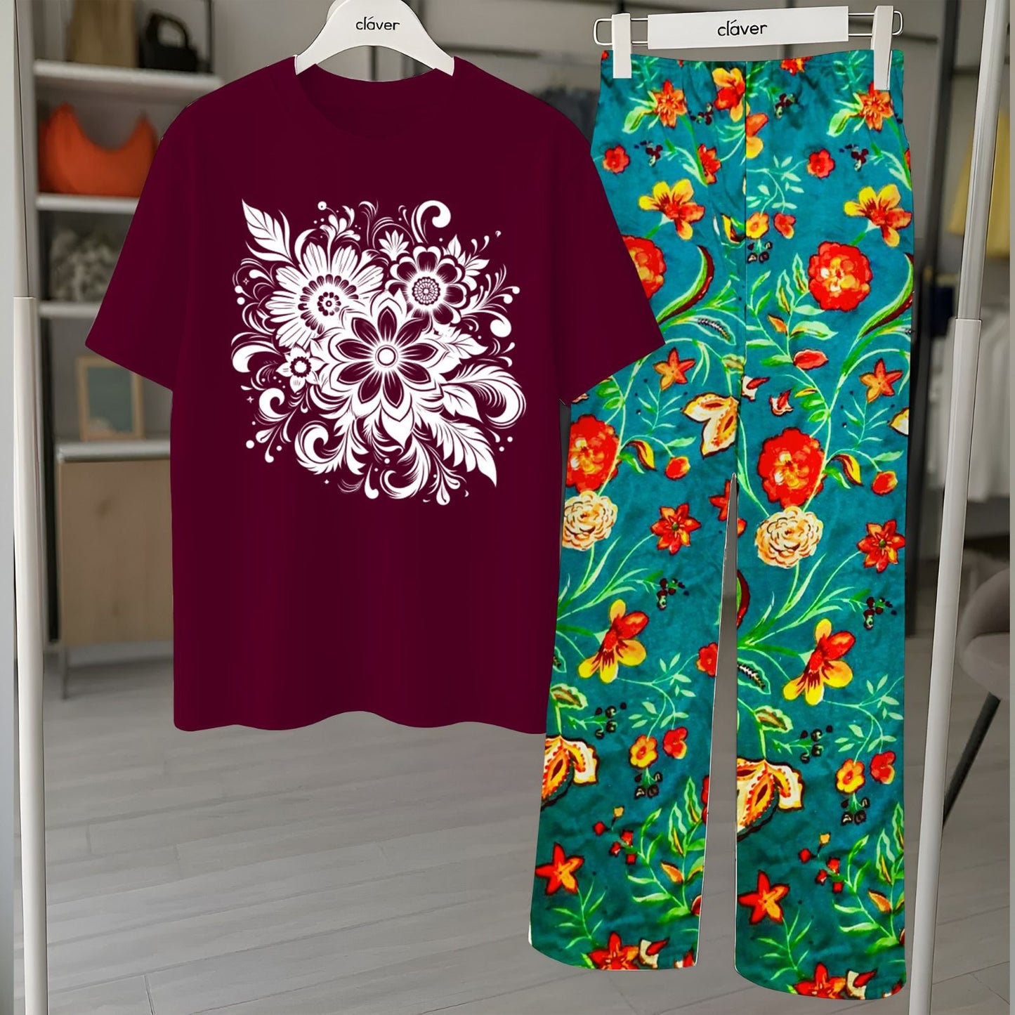 Floral Printed Loungewear