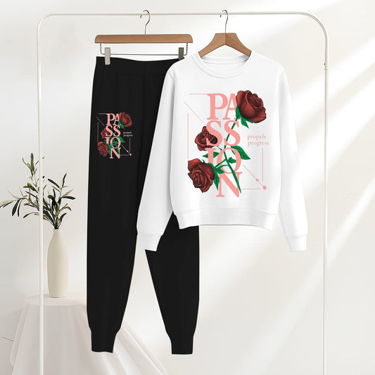 Passion Rose Printed Loungewear Set
