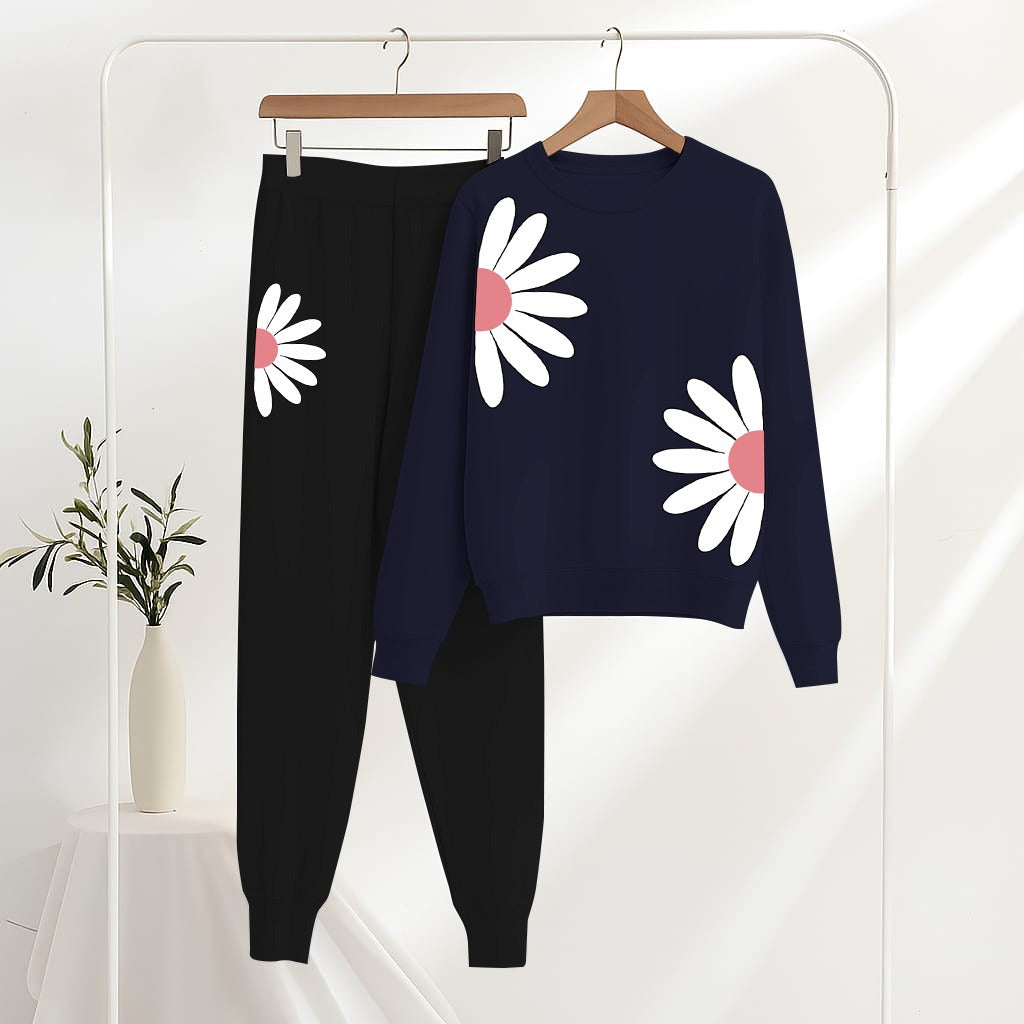 Daisy Floral Print Loungewear Set