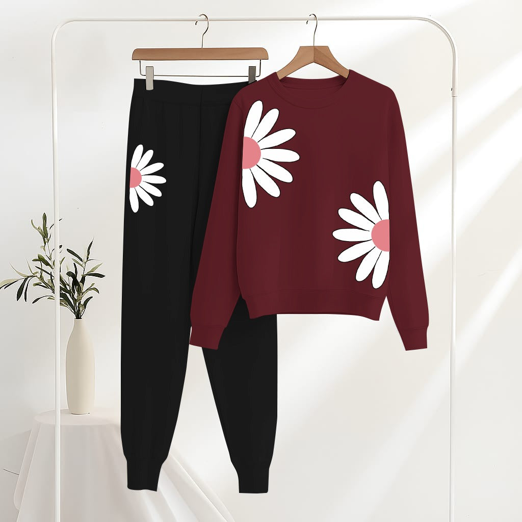 Daisy Floral Print Loungewear Set