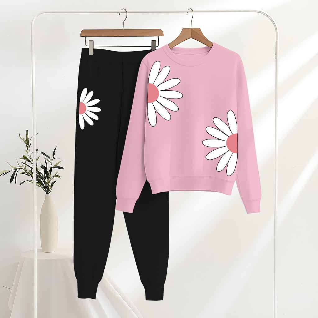 Daisy Floral Print Loungewear Set