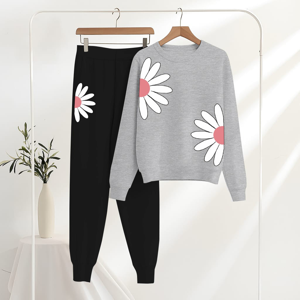 Daisy Floral Print Loungewear Set