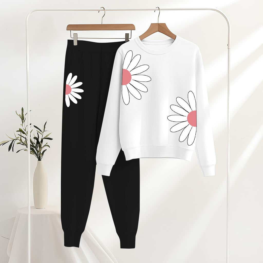 Daisy Floral Print Loungewear Set