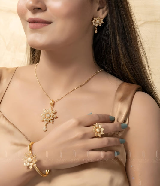Floral Jewellery Set