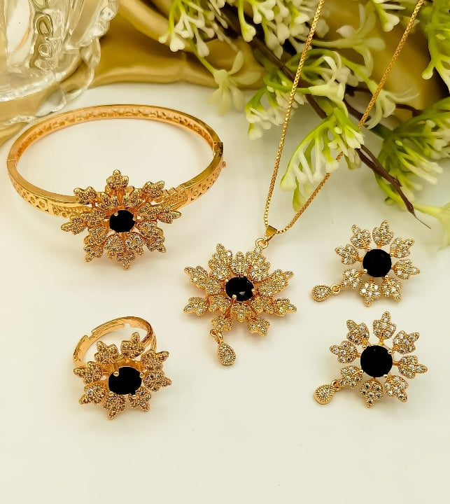 Floral Jewellery Set