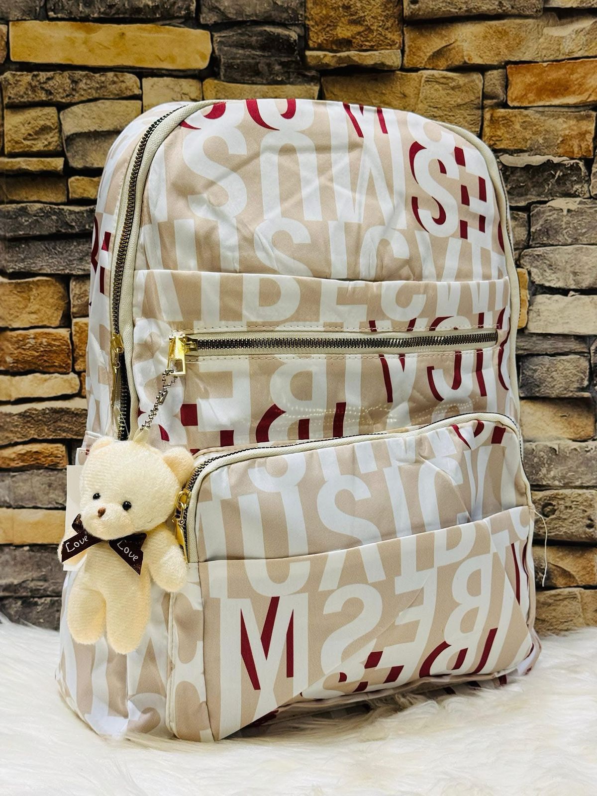 Printed Backpack
