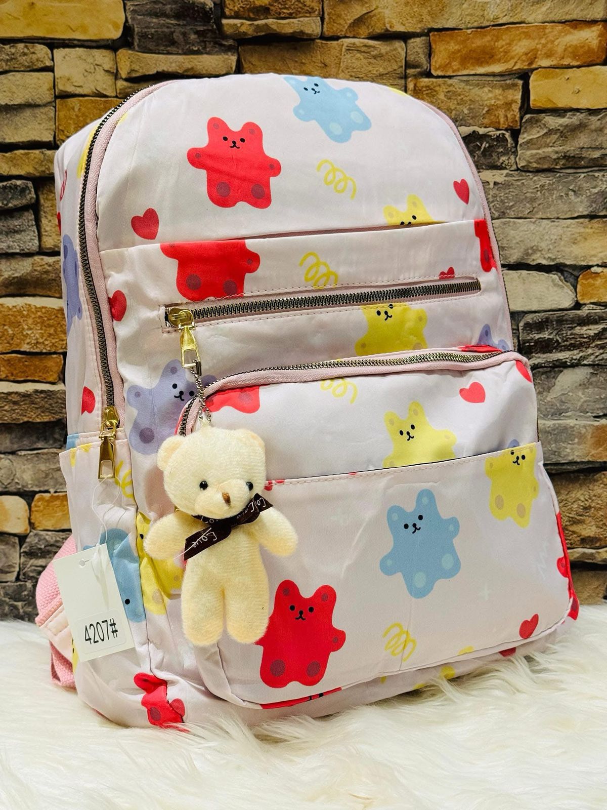 Printed Backpack