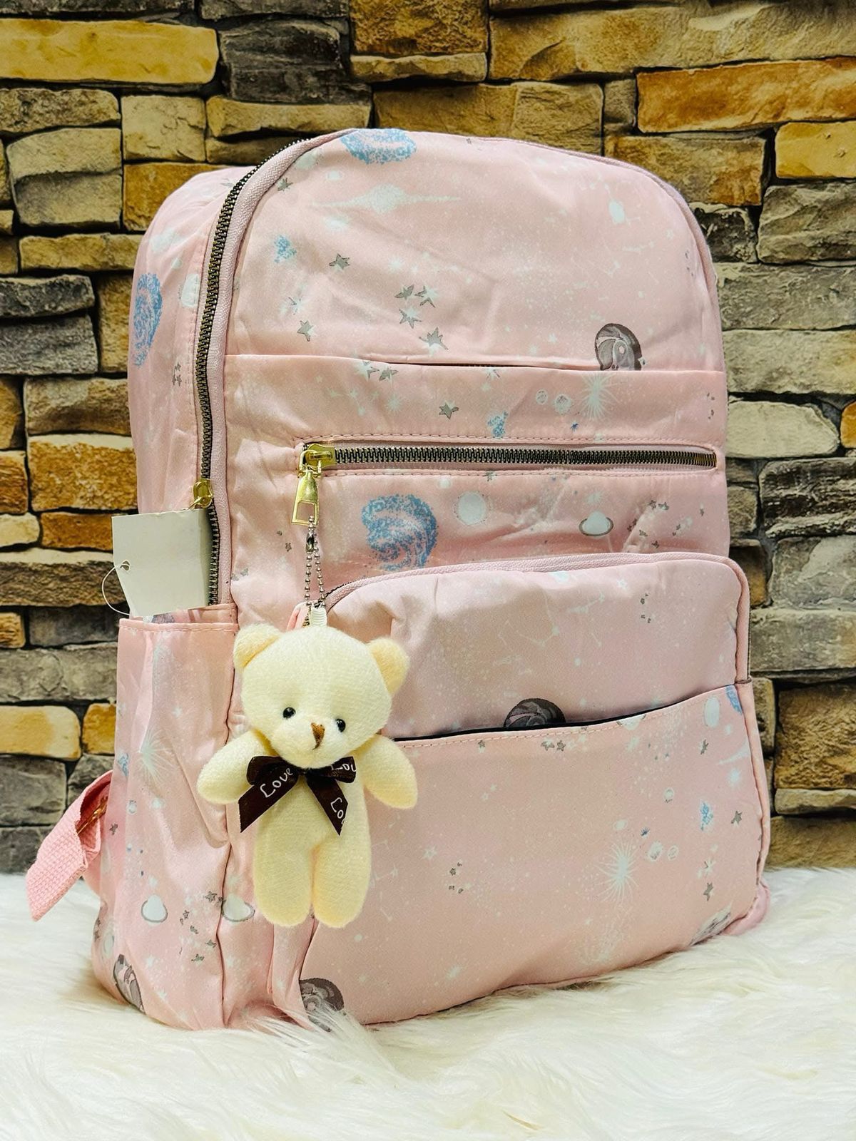 Printed Backpack