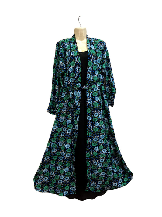 Multi Floral Print Abaya