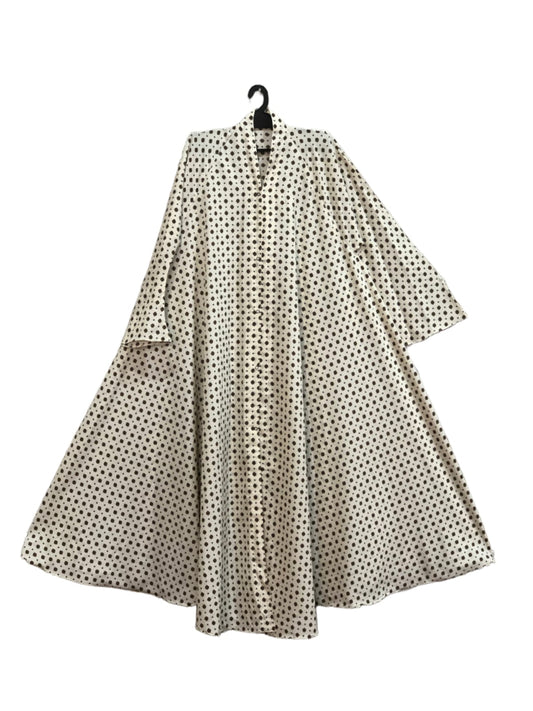 Polka Dot Print Abaya