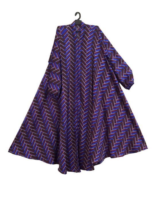 Stripe Printed Abaya