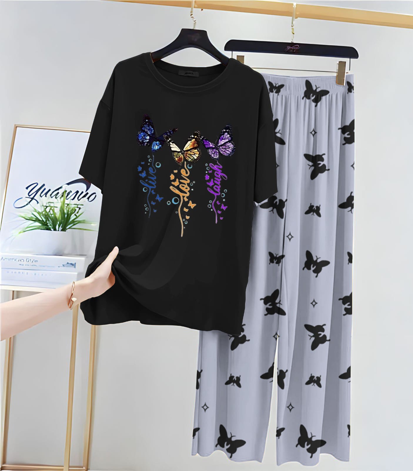 Dancing Butterfly  DTF Print Loungewear