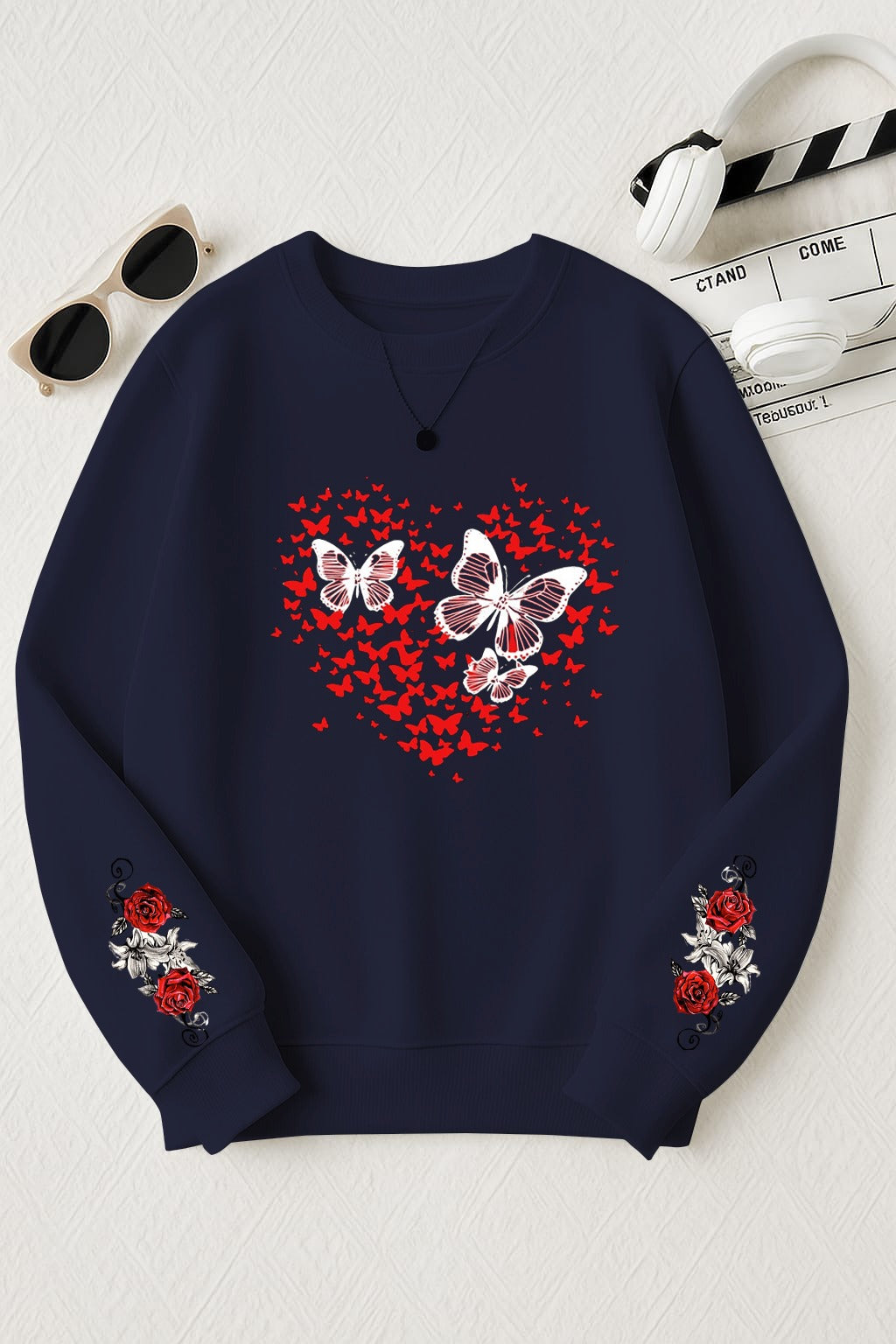 Butterfly Print Sweatshirt