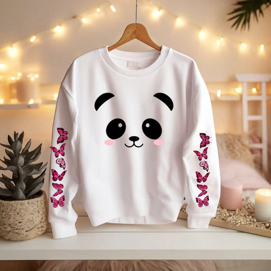 Cat Face Printed  Sweatshirt